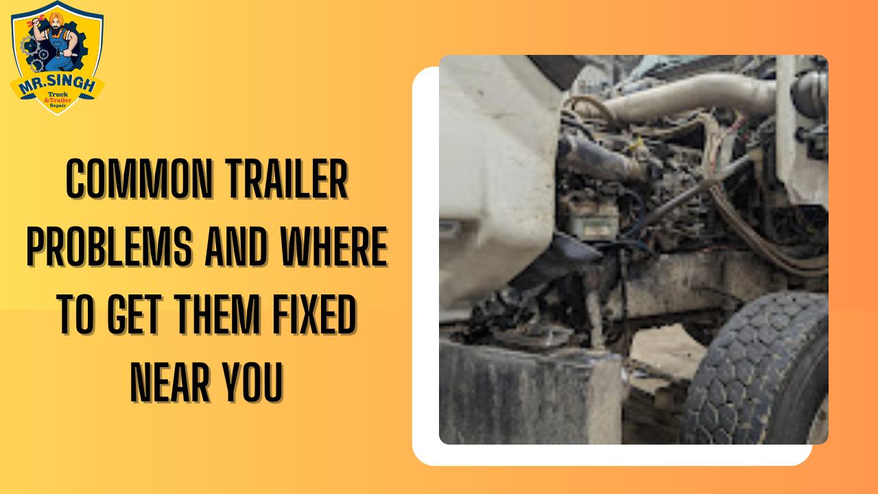 Common Trailer Problems and Where to Get Them Fixed Near You