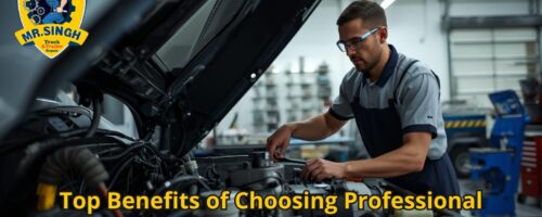 Heavy-duty truck repair Edmonton by professional mechanics