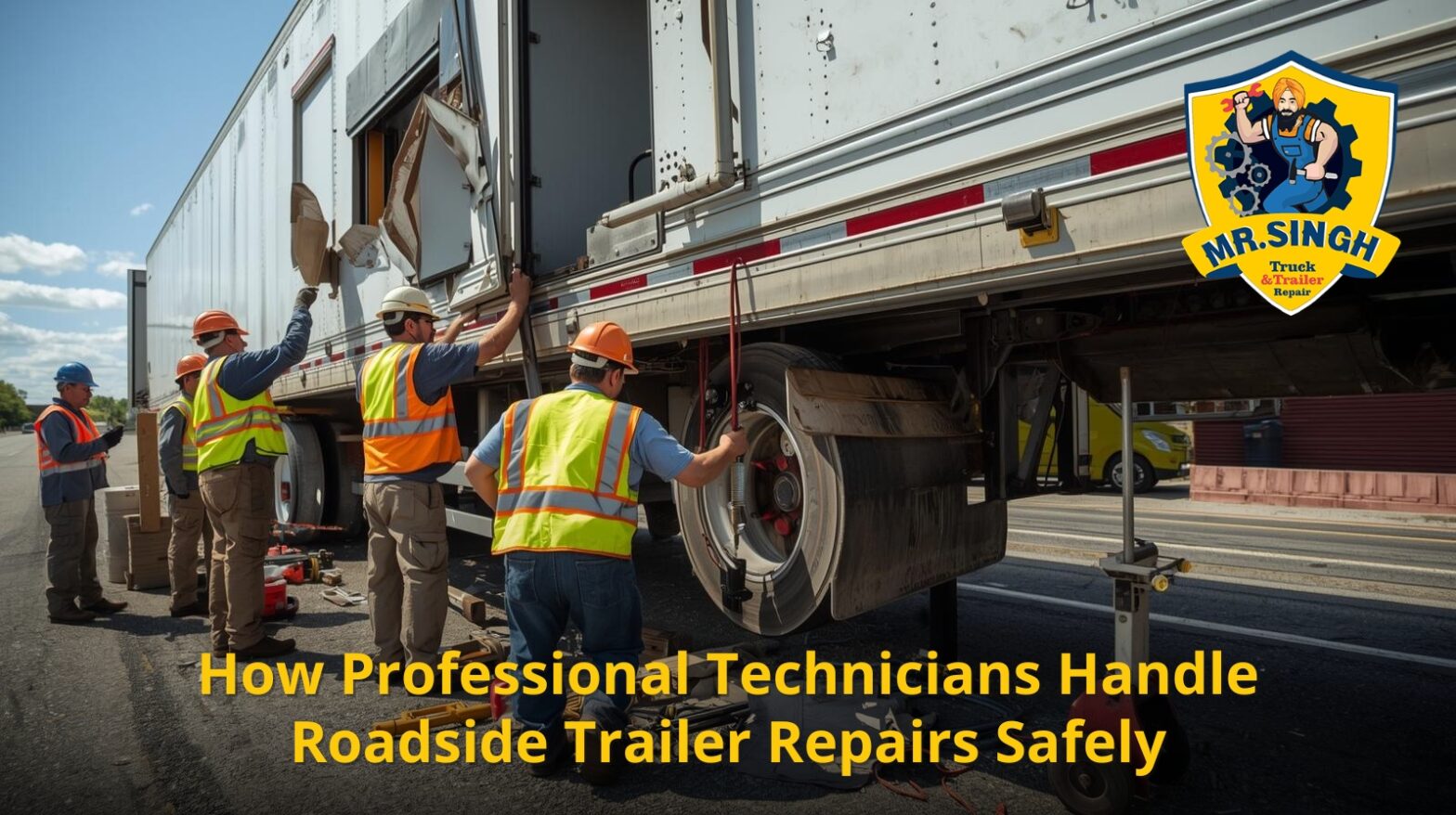 Roadside trailer service in Edmonton