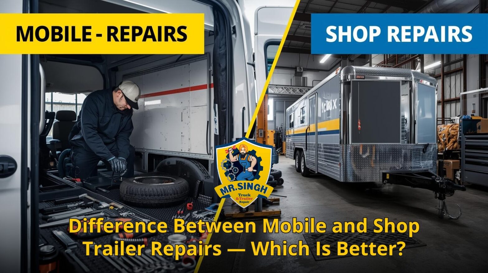 mobile trailer repair service Edmonton roadside assistance