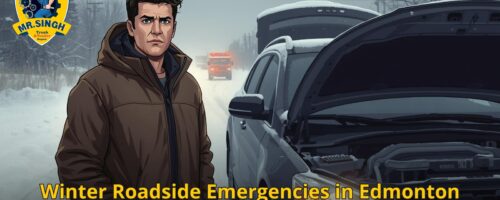 roadside emergency service for trucks in Edmonton winter