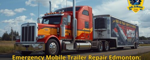 Emergency mobile trailer repair Edmonton roadside service