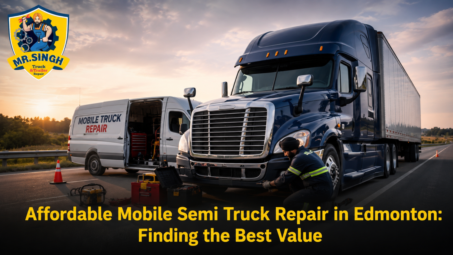 Affordable Mobile Semi Truck Repair Edmonton