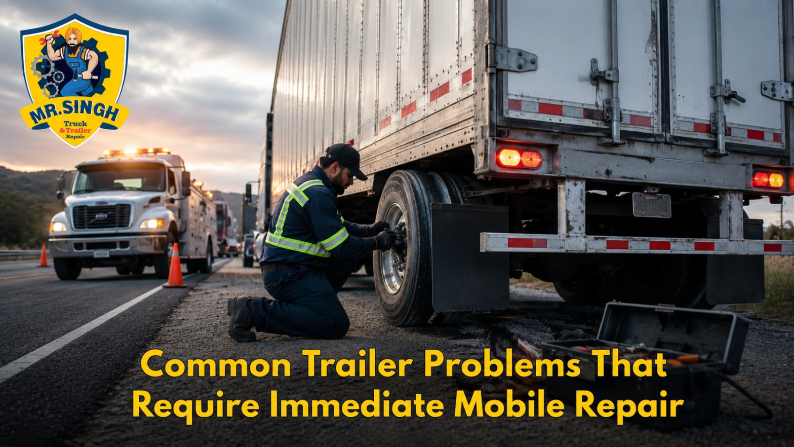 Common Trailer Problems Requiring Mobile Repair