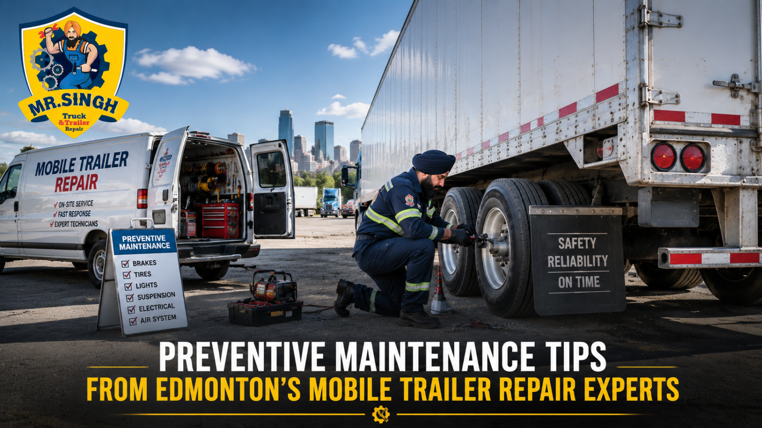 Mobile Trailer Repair Edmonton