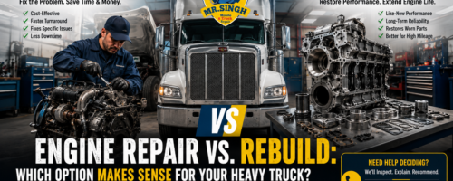 Heavy truck engine repair