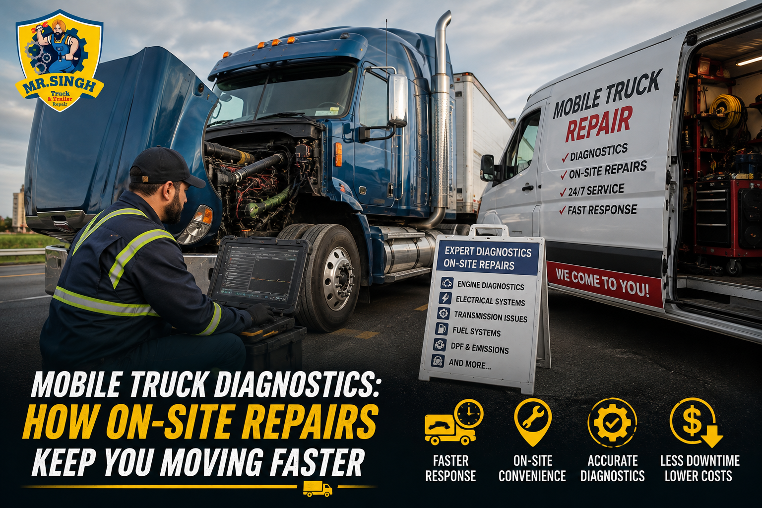 Mobile truck diagnostics