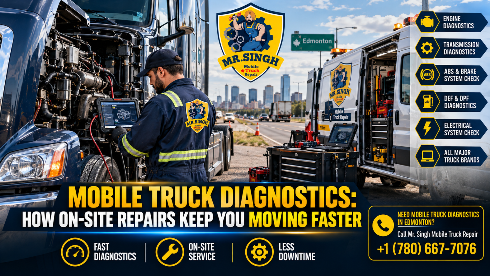 Mobile truck diagnostics